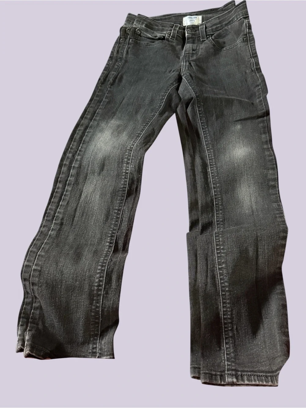 Girls Levi's Denizen Black Skinny Jeans- Size 10
